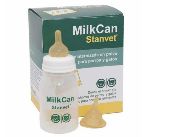 Cutie lapte praf pisici milkcan pentru caini si pisici si biberon