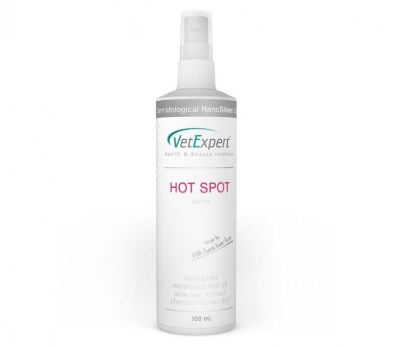 Spray VetExpert Hot Spot pe fond alb