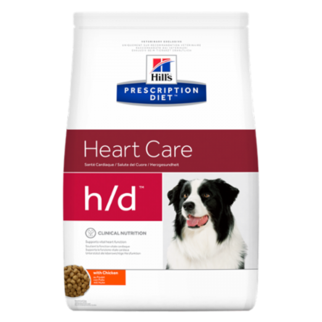 Punga cu hrana Hills PD Canine Heart Care pe fond alb