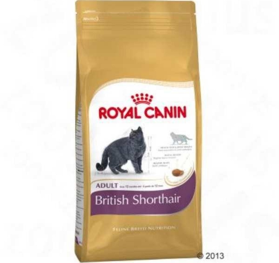 Punga cu hrana  Royal Canin British Shorthair Adult pe fond alb