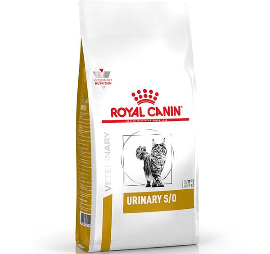 Punga cu mancare Royal Canin Urinary S/O Cat pe fond alb