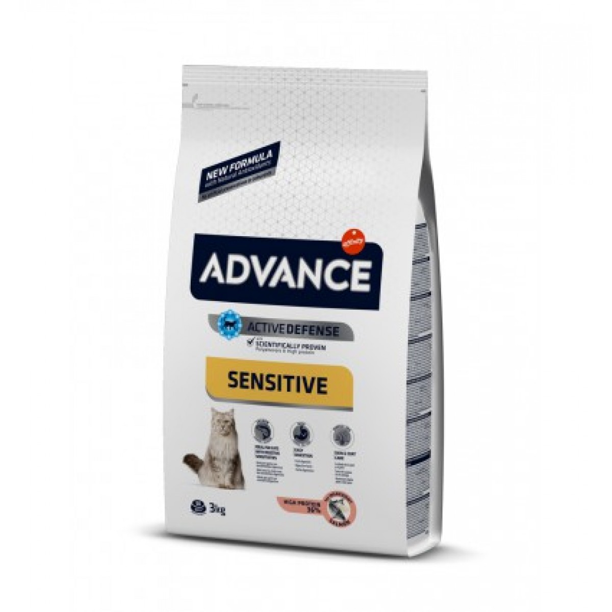 Hrana pentru pisici sensibile adulte - Advance Cat Sensitive Adult 3kg