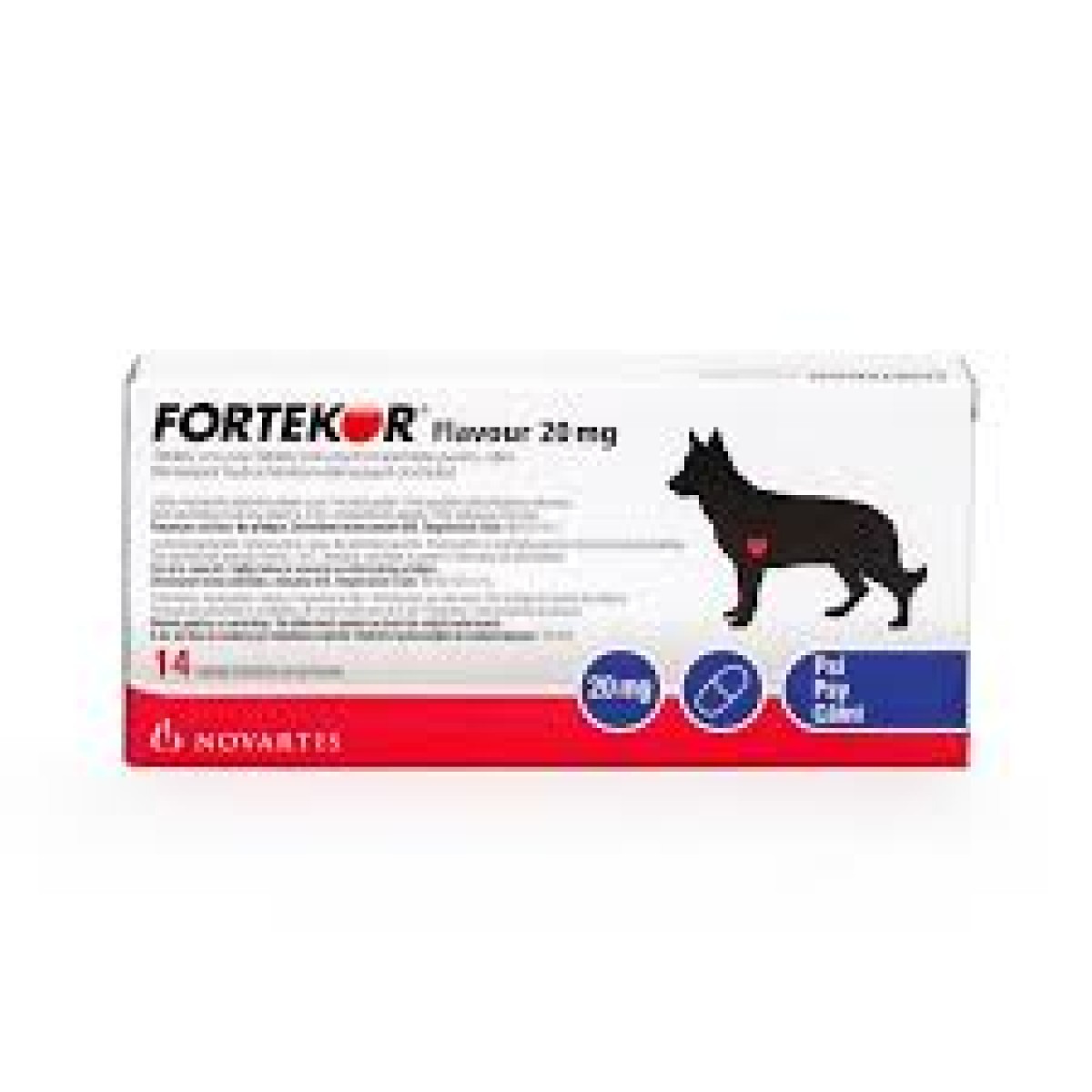 Fortekor pentru caini 20 mg 21-80 Kg,14 tablete palatabile