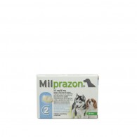 Tabletă antiparazitare Milprazon pentru câini de până la 5kg