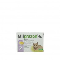 Tabletă antiparazitară Milprazon pentru pisici de pana la 2kg