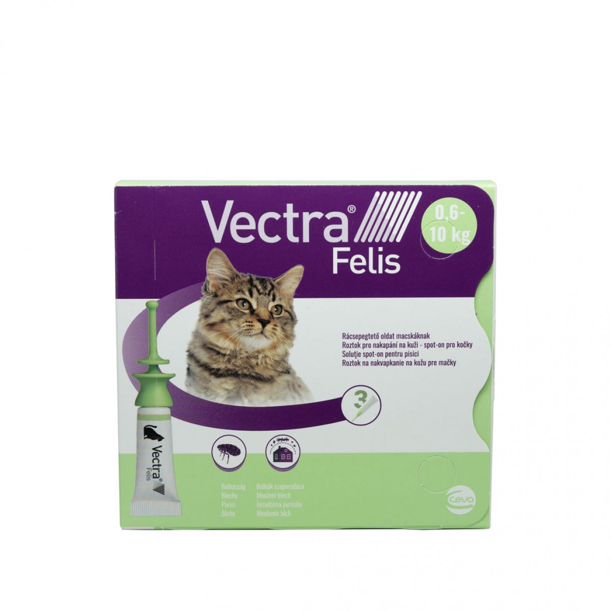 Vectra 3D pentru pisici Felis 3 pipete antiparazitare, Antiparazitare externe, Antiparazitare, Pisici 