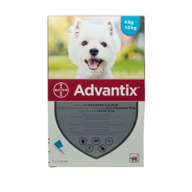 Pipetă antiparazitară Advantix pentru câini de 4 - 10 kg