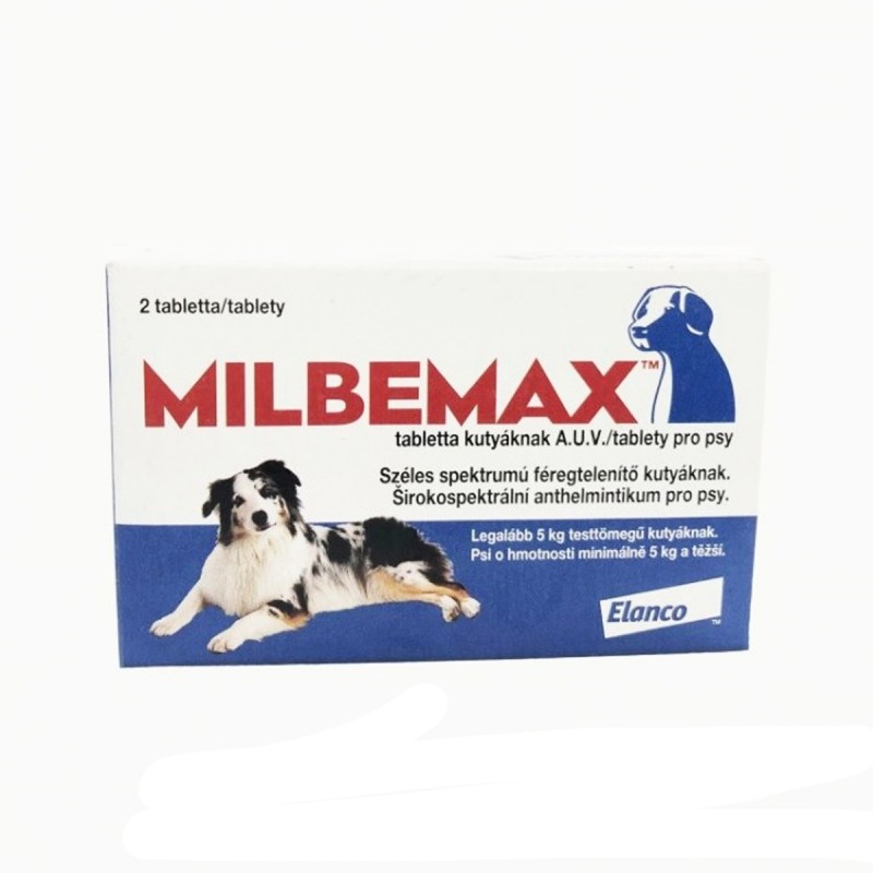 Tableta antiparazitara pentru caini, Milbemax Dog