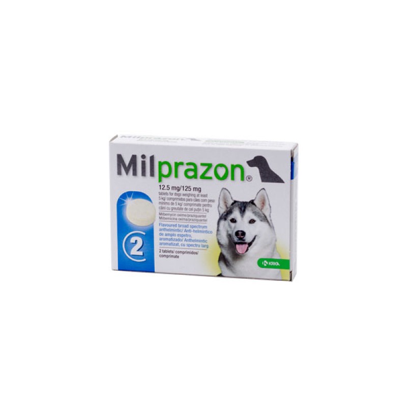 Tabletă antiparazitare Milprazon pentru câini de 5 - 25kg