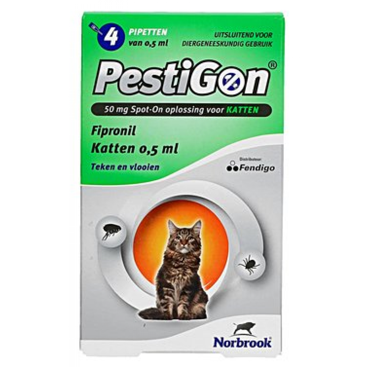 Pipetă antiparazitară Pestigon Cat pentru pisici, Antiparazitare externe, Antiparazitare, Pisici 