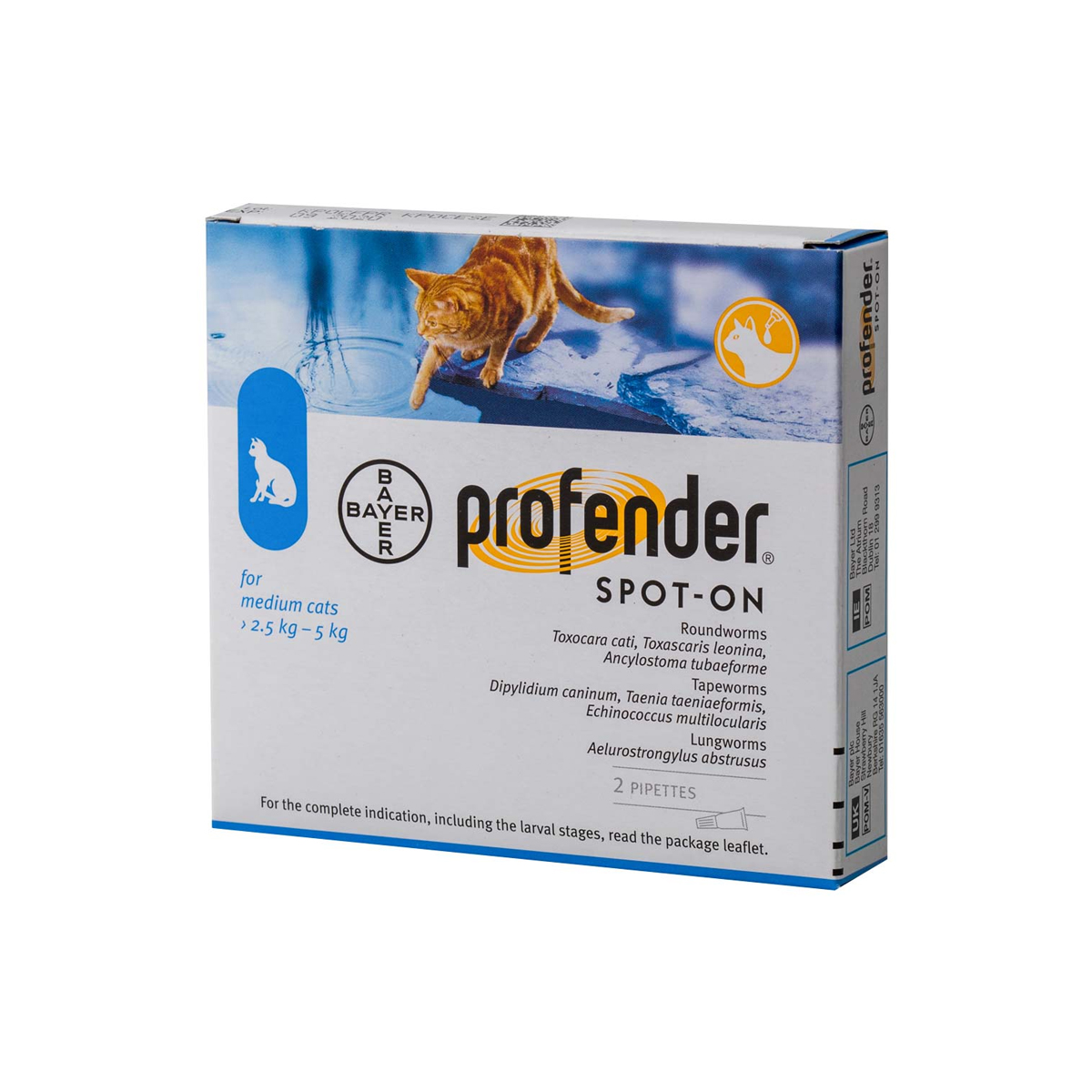 Pipetă aniparazitară Profender Cat M, pentru pisici intre 2.5-5kg