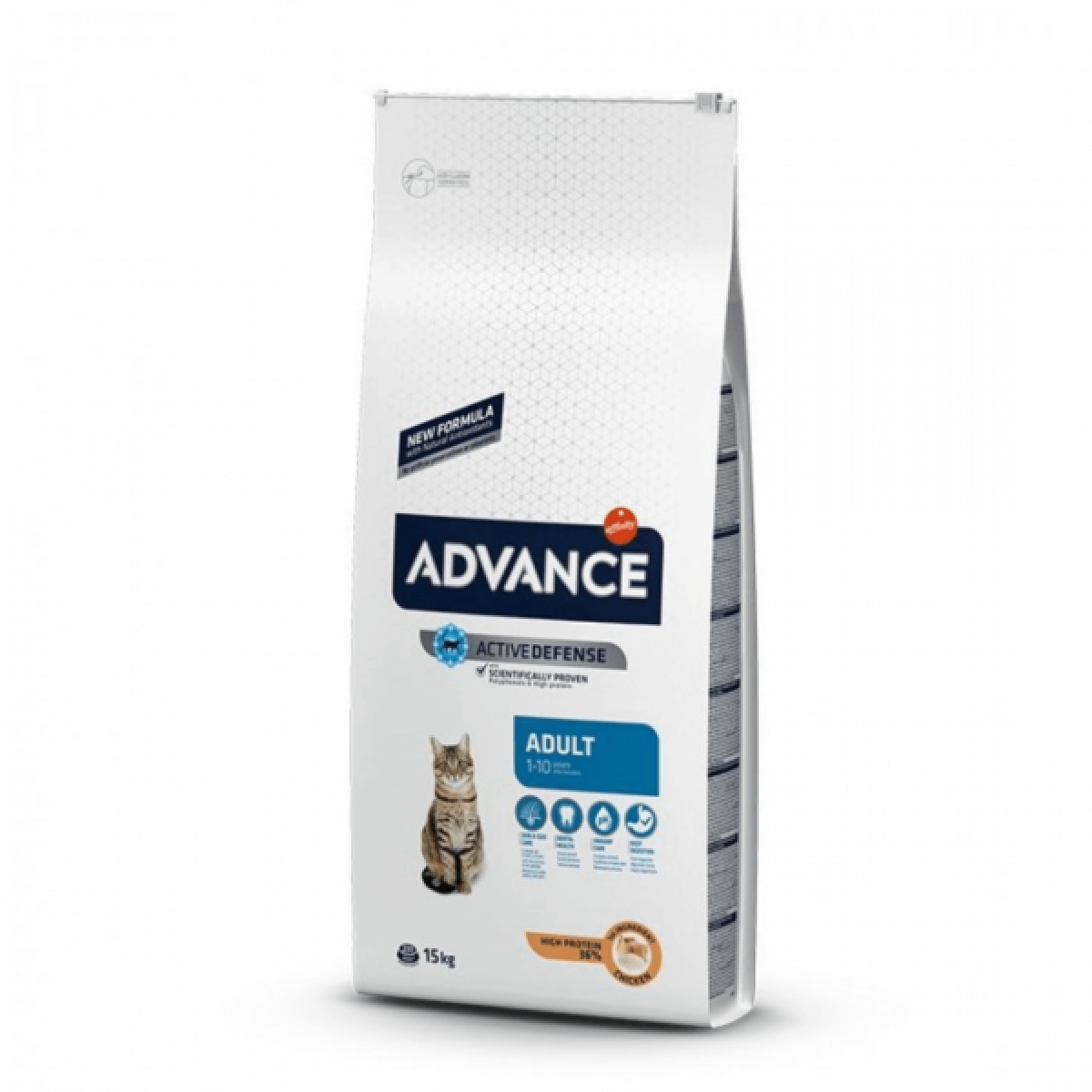 Hrana pentru pisici,cu pui&orez - Advance Cat Pui&Orez 15 kg, Hrană uscată, Hrană, Pisici