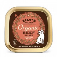 Mancare umeda pisici, Lily's Kitchen, Adult Organic Beef, 85 g