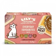 Mancare umeda pisici, Lily's Kitchen, Everyday Favourites Multipack, 8 x 85 g