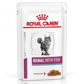 Dieta Royal Canin Renal Cat Plicuri cu Ton  12x85g