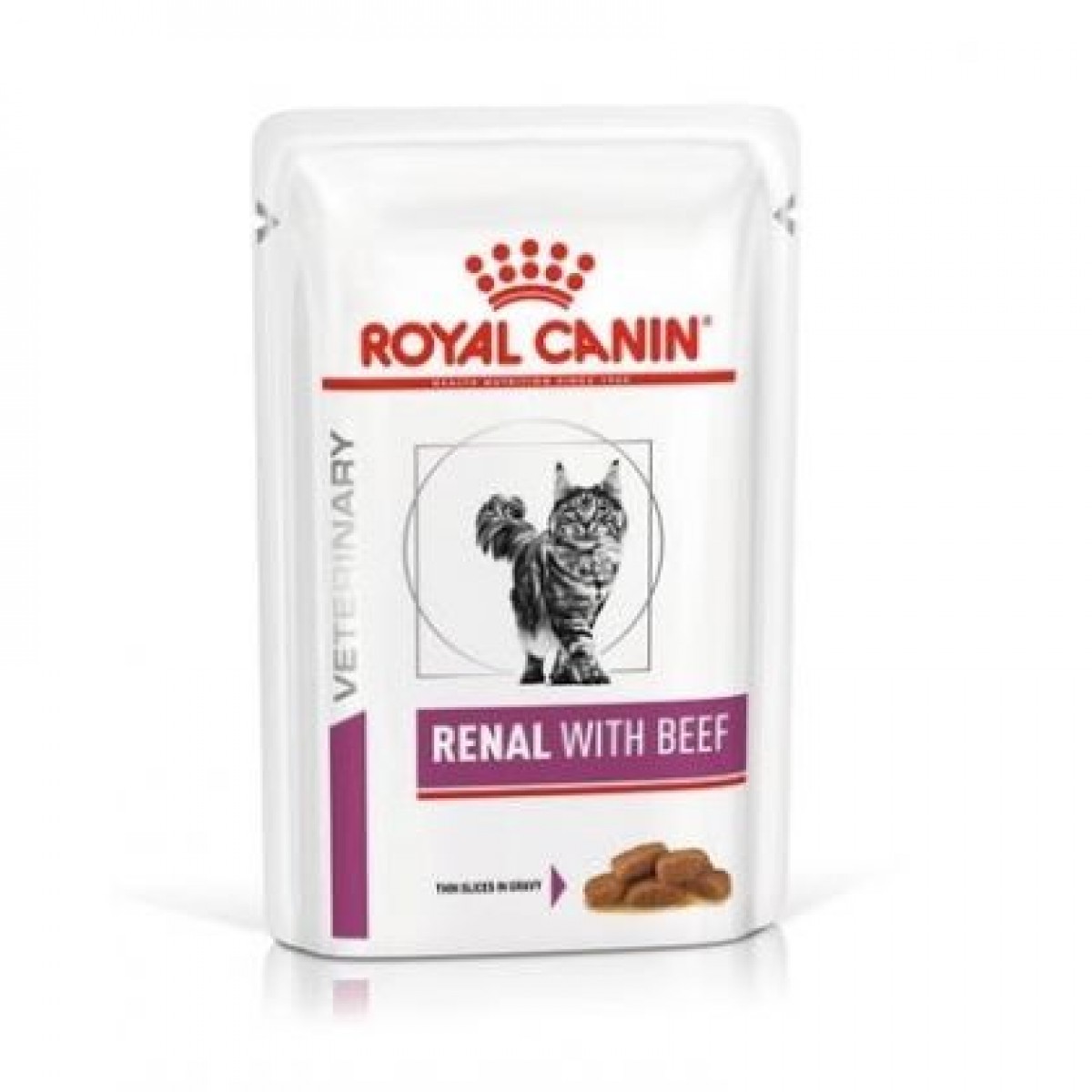 Dieta Royal Canin Renal Cat Plicuri cu Vita  12x85g, Diete, Hrană, Pisici 