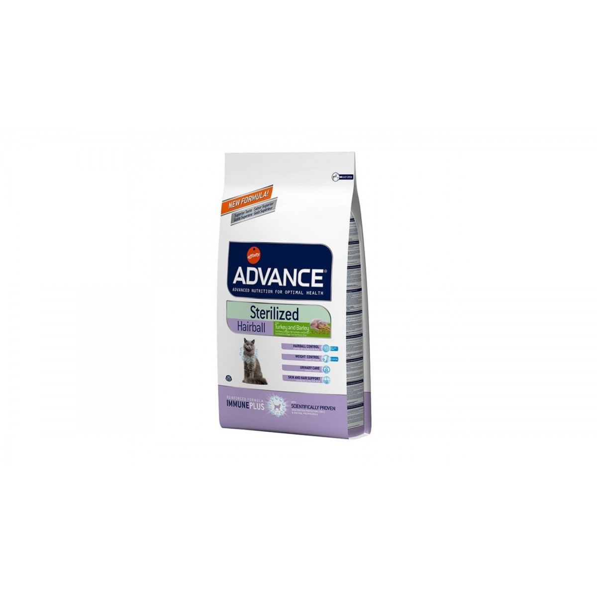 Hrana pentru pisici - Advance Cat Sterilized Hairball 10kg