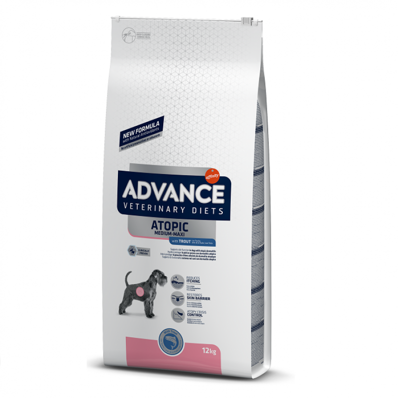 Hrana pentru caini cu afectiuni dermatologice- Advance Dog Atopic/Derma Care 12kg