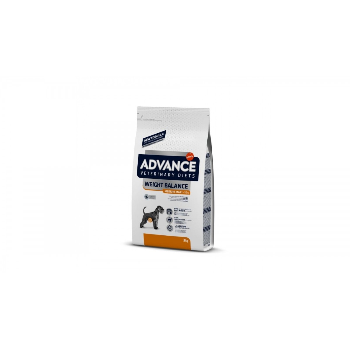 Dieta pentru caini de talie medie si mare- Advance Dog Weight Balance Medium-Maxi 3kg