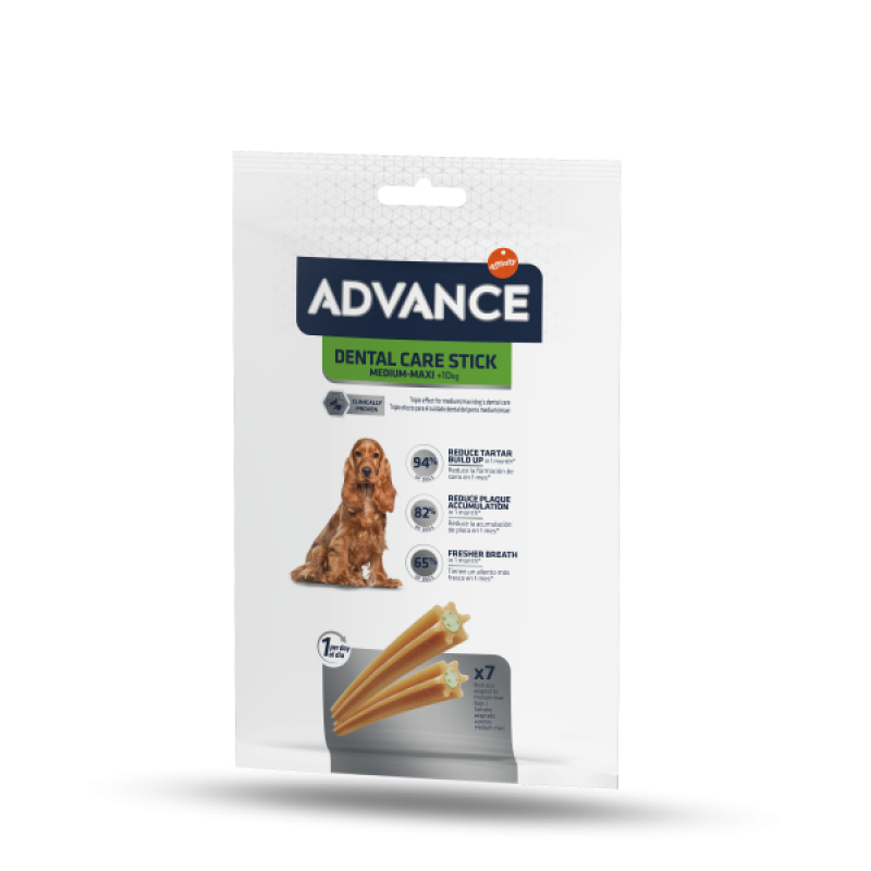 Gustari pentru caini de talie medie si mare - Advance Dog Dental Stick