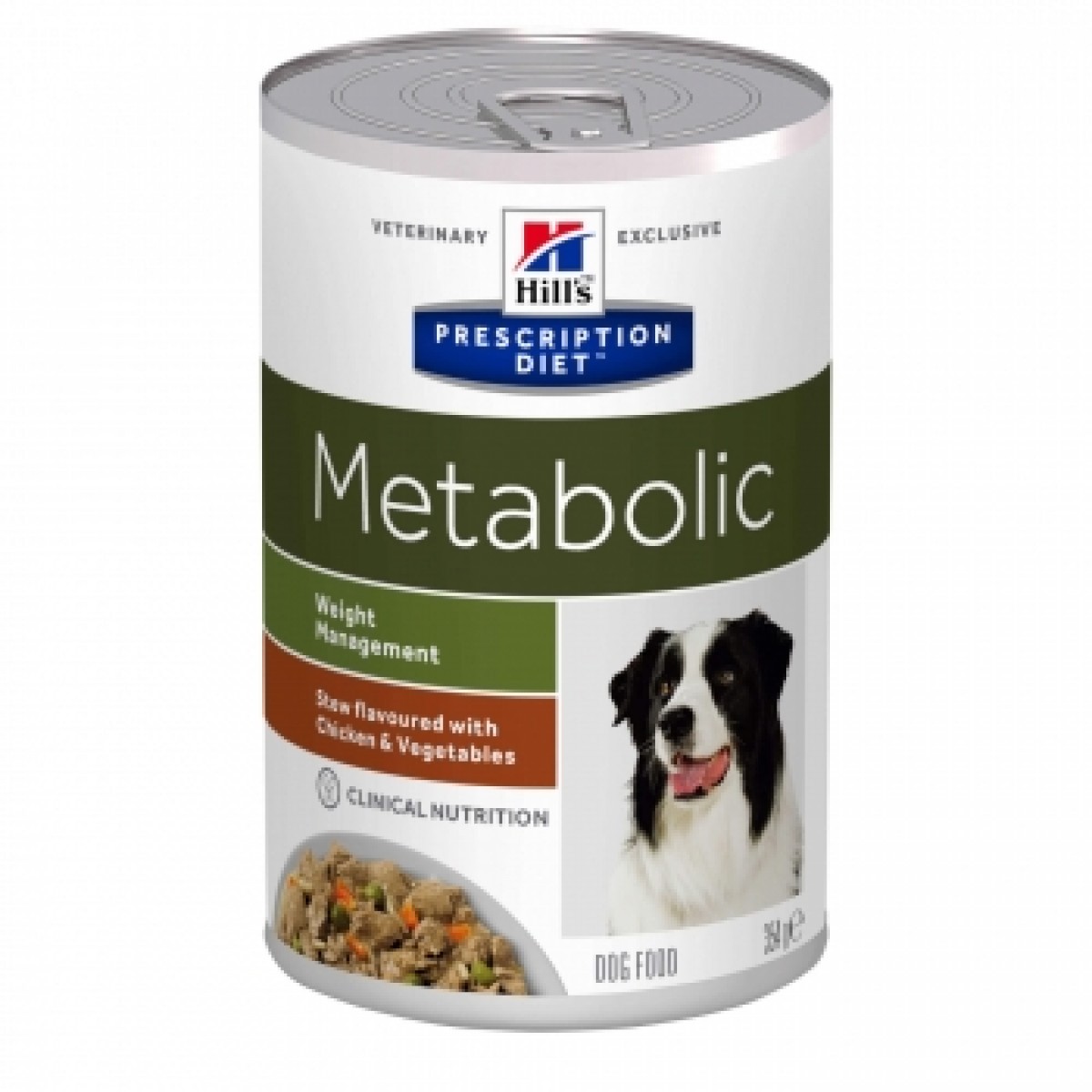 Hills PD Canine Metabolic cu Pui si Legume conserva 354g