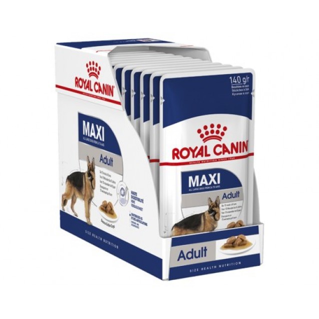 Dieta Royal Canin Maxi Adult Plicuri 10x140g The