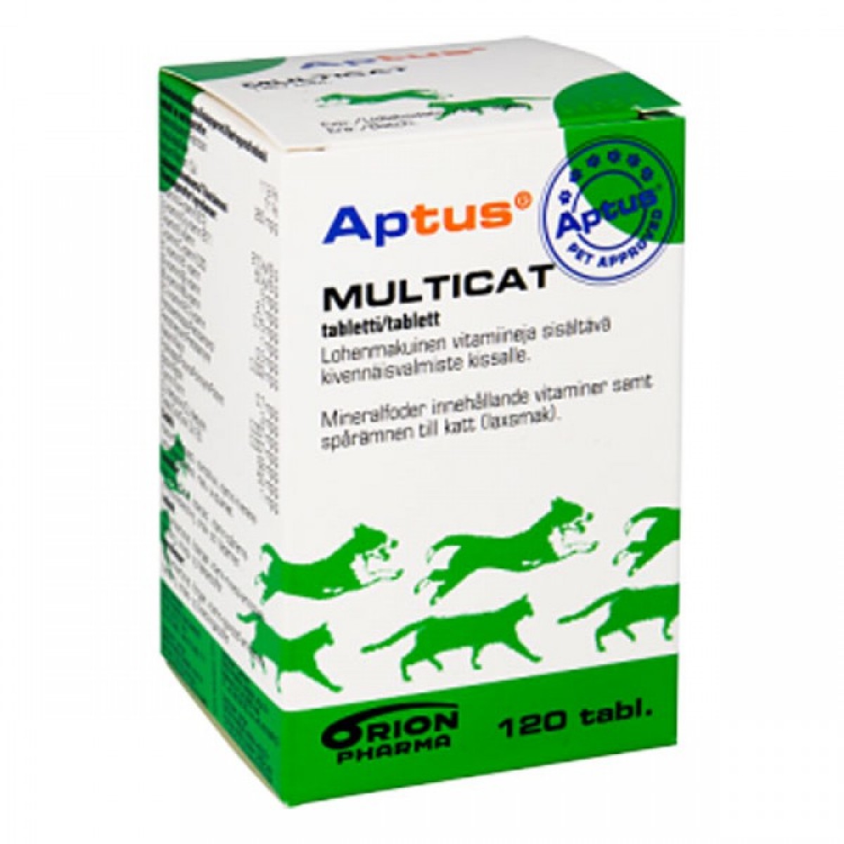 Supliment nutritiv pentru pisici Aptus Multicat Vet 120 tablete, Vitaminominerale, Îngrijire, Pisici