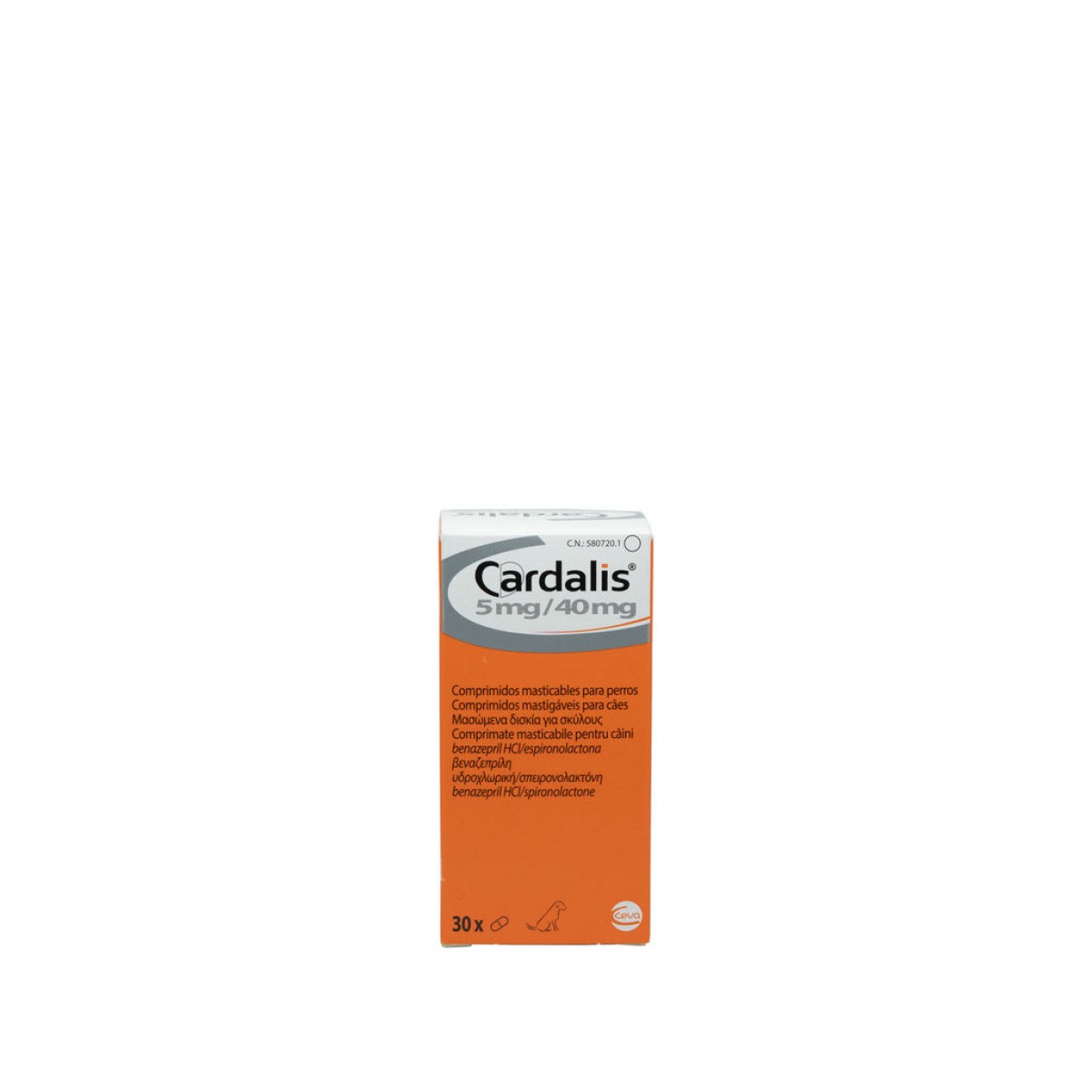 CARDALIS pentru caini 5 mg / 40 mg 30 tablete