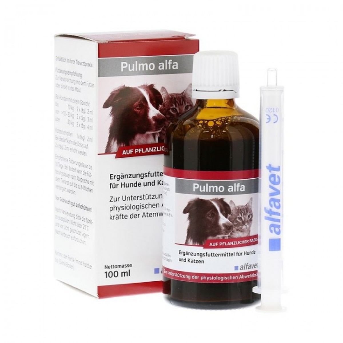 Pulmo Alfa Sirop 100ml, Afecțiuni respiratorii, Îngrijire, Pisici