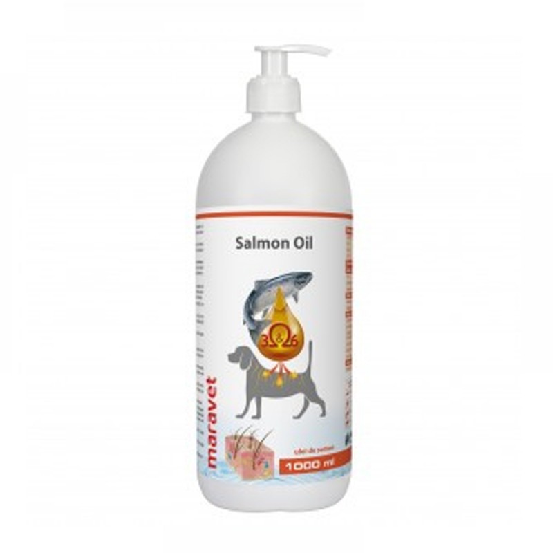 Ulei de Somon pentru caini, Maravet - 1000ml