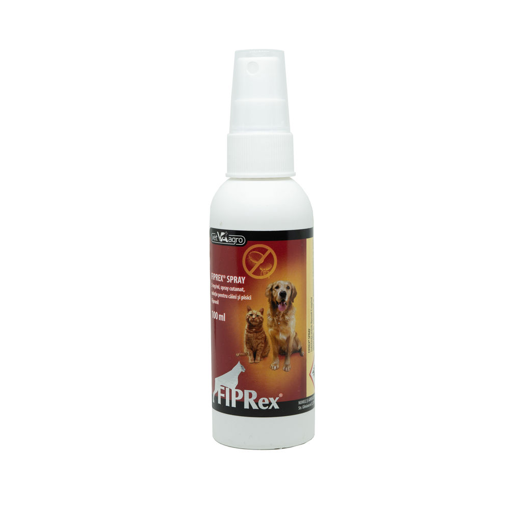 Fiprex Spray pentru caini si pisici 100ml thepetclub.ro/