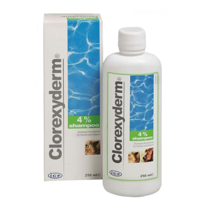 Șampon Clorexyderm,pentru câini si pisici 250ml ICF imagine 2022