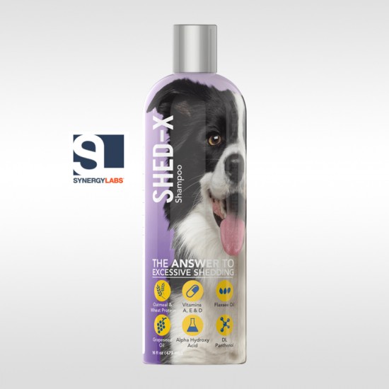 Șampon Antinăpârlire pentru câini Shed Ex SYNERGY LABS – 473ml Synergy Labs