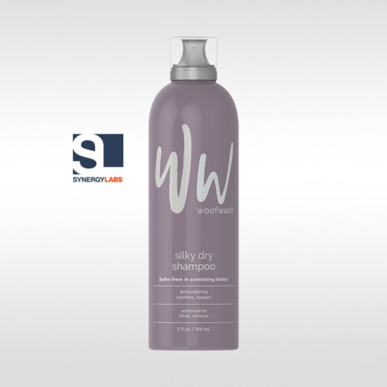 Șampon Spray pentru spălare uscată Woof Wash pentru câini și pisici SYNERGY LABS -148ml thepetclub