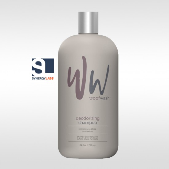 Șampon Dezodorizant pentru câini Woof Wash, SYNERGY LABS -709ml Synergy Labs