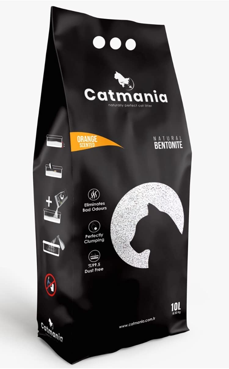 Nisip pentru pisici, Catmania 5 L cu aromă de Portocală thepetclub.ro imagine 2022
