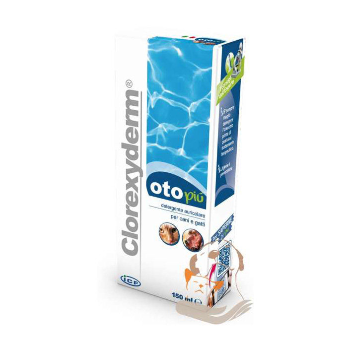 Soluție de curățare Clorexyderm Oto Piu -150ml ICF