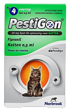 Pipetă antiparazitară Pestigon Cat pentru pisici Norbrook imagine 2022