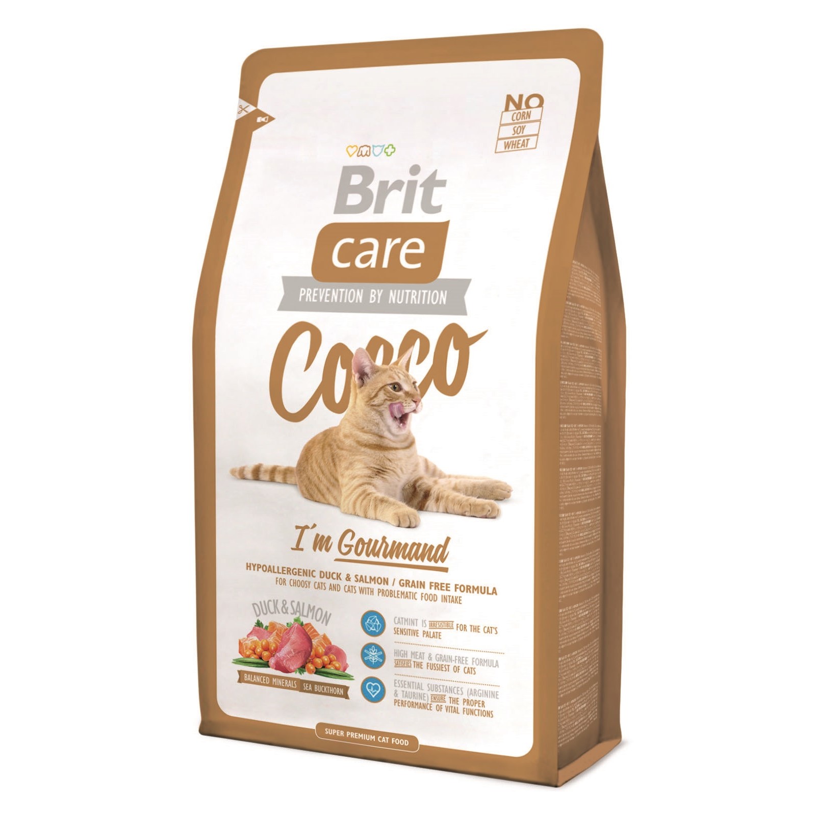 Hrană uscată BRIT CARE Cat Cocco I’am Gourmand 2kg Brit