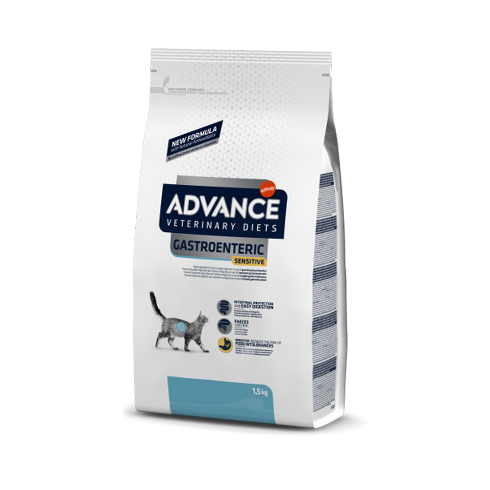 Hrana pentru pisici cu sensibilitati digestive – Advance Gastroenteric Sensitive Cat 1.5 Kg Advance