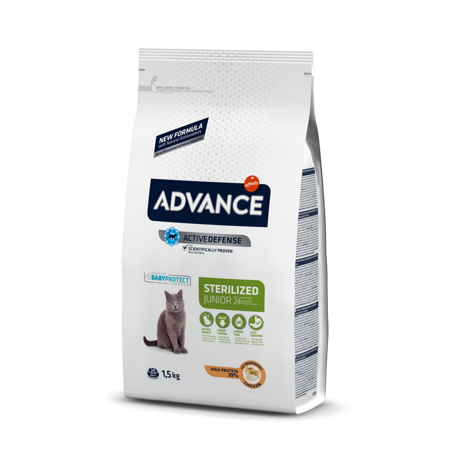 Hrana pentru pisicute sterilizate – Advance Cat Junior Sterilized 1.5kg Advance