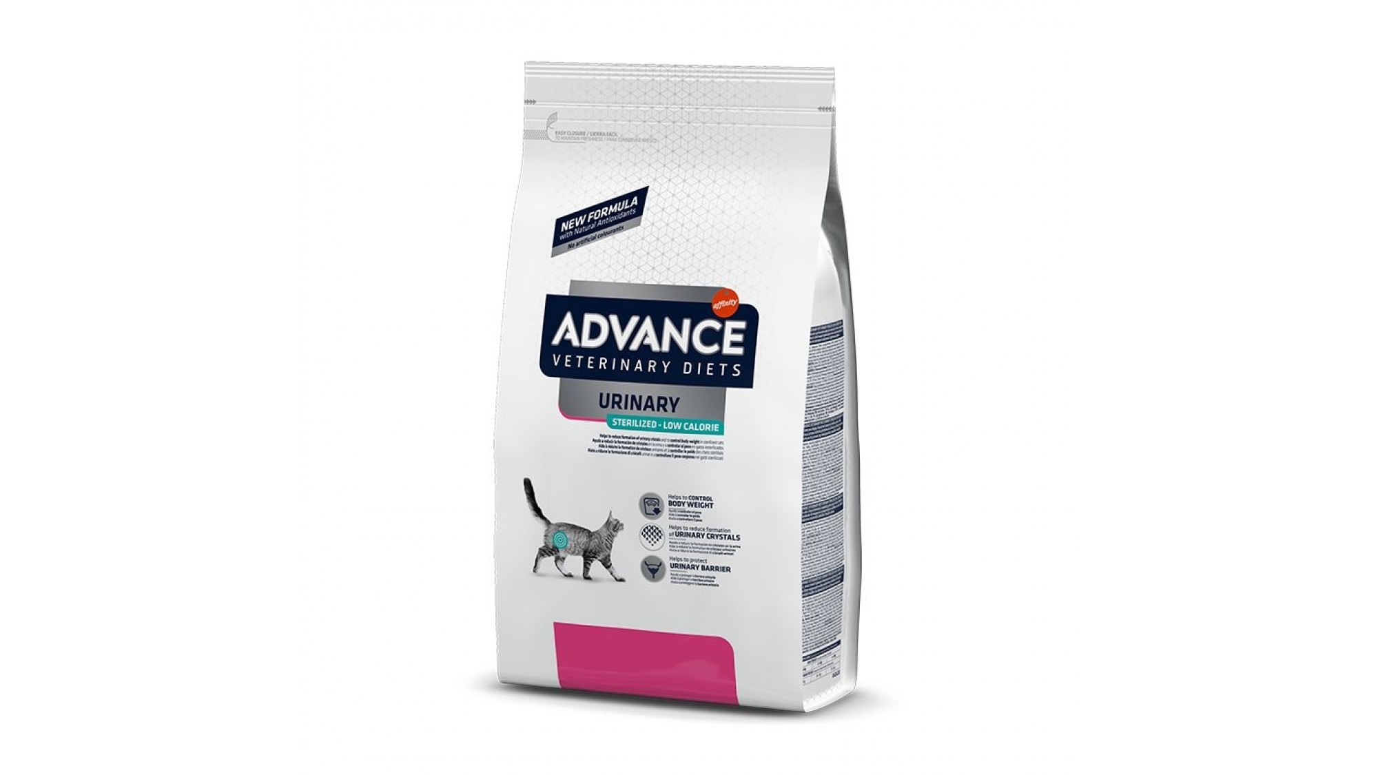Hrana pentru pisici obeze si cu probleme urinare- Advance Cat Sterilised Urinary Low Calories 7.5kg Advance imagine 2022