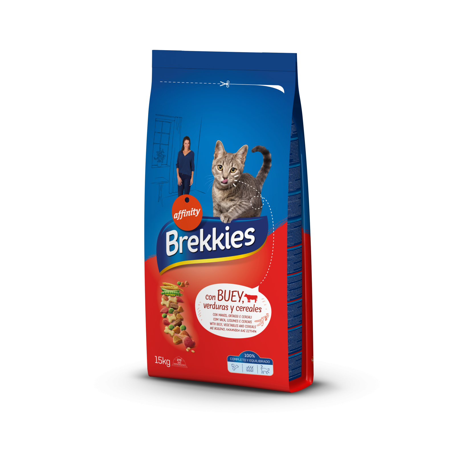 Hrana pentru pisici-Brekkies Excel Cat Mix Vita 15kg Brekkies