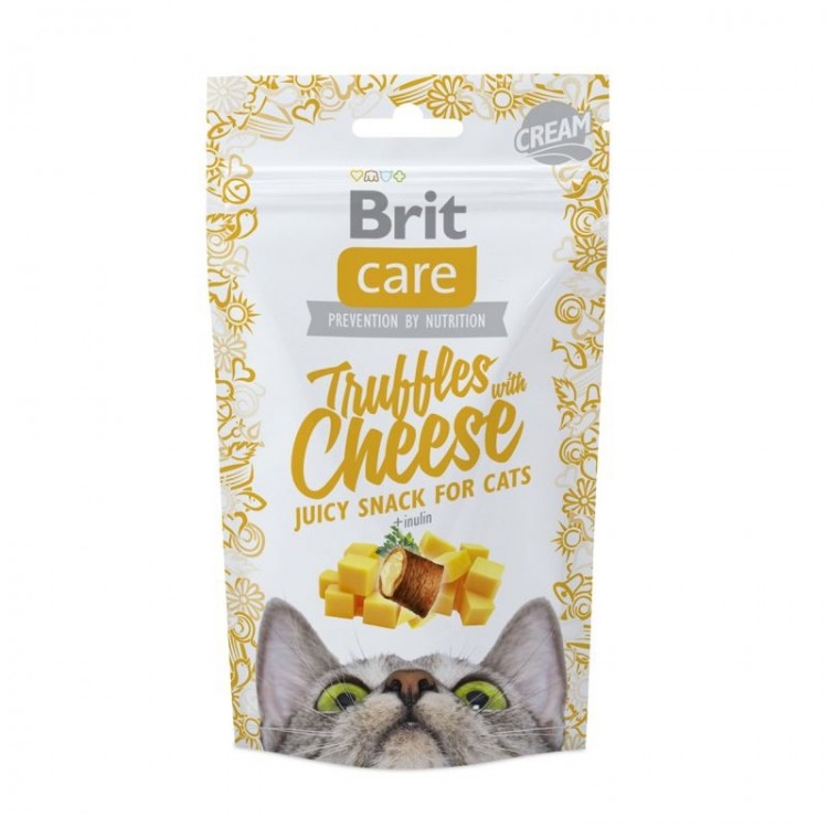 Recompensa Brit Care Cat Snack Truffles Cheese 50 g Brit imagine 2022