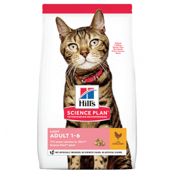 Hills SP Feline Adult Light cu Pui 3kg HILL'S