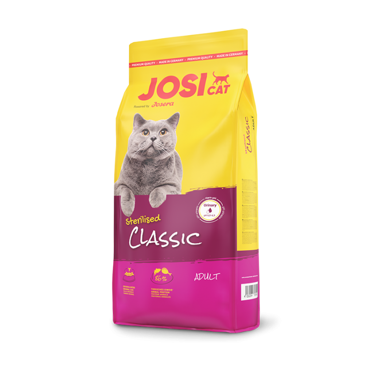 Hrană uscată pentru pisici JosiCat Sterilised Classic 10 kg JOSERA