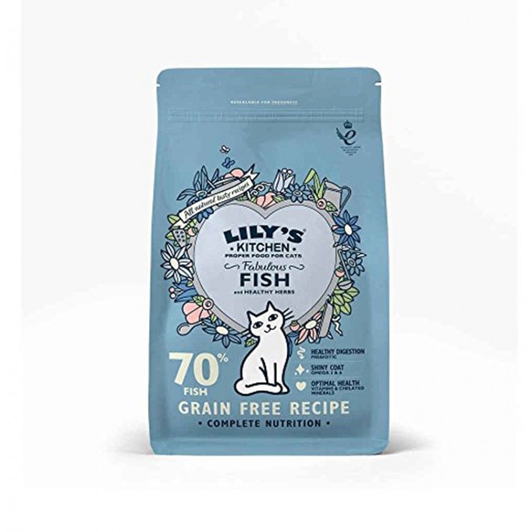 Mancare uscata pisici, Lily’s Kitchen, Adult Fabulous Fish and Healthy Herbs, 800 g thepetclub