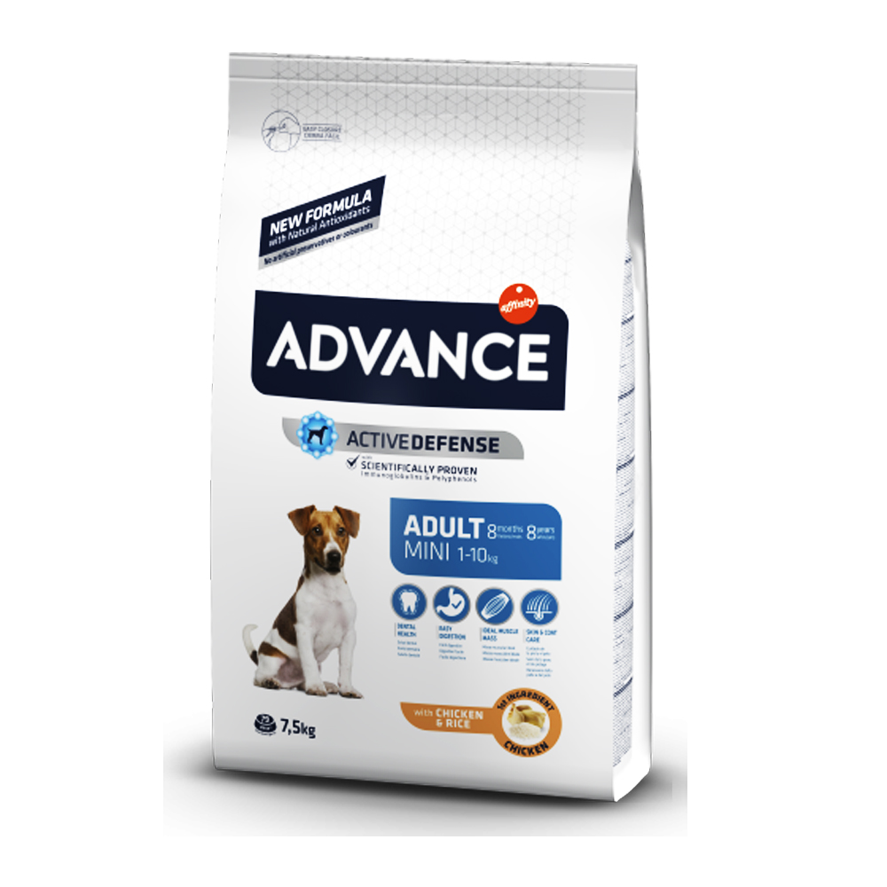 Hrana pentru caini adulti de talie mica – Advance Dog Mini Adult 7.5kg Advance imagine 2022