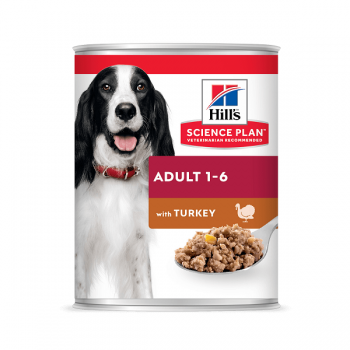 Hills SP Canine Adult cu Curcan conserva 370g