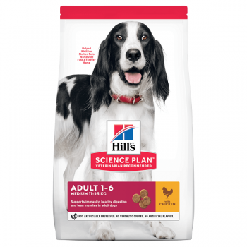 Hills SP Canine Adult Medium cu Pui 2.5kg Hill's imagine 2022